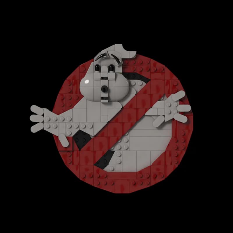 273 pièces MOC Blocs de construction modèle Ghostbusters avec logo GB, Jouet d'architecture à assemb