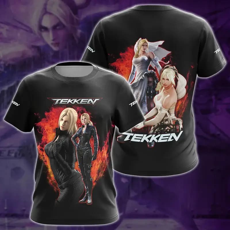 Jeu Tekken 8 Kazuya Mishima T-shirts graphiques impression 3D Anime t-shirt hommes/femmes à manches