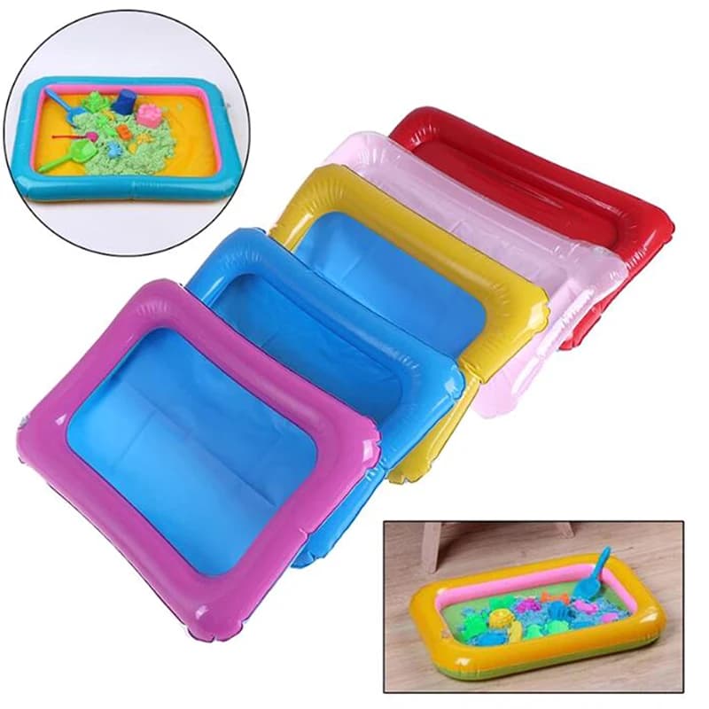 Jouets de sable magiques d'intérieur pour enfants, sable gonflable, accessoires d'escalier, table mo
