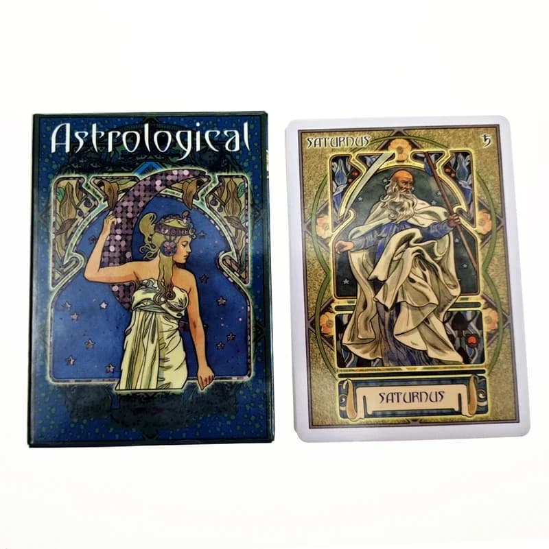 Cartes oraculaires astrologiques, jeu de société Tarot Deck, jeux anglais PDF