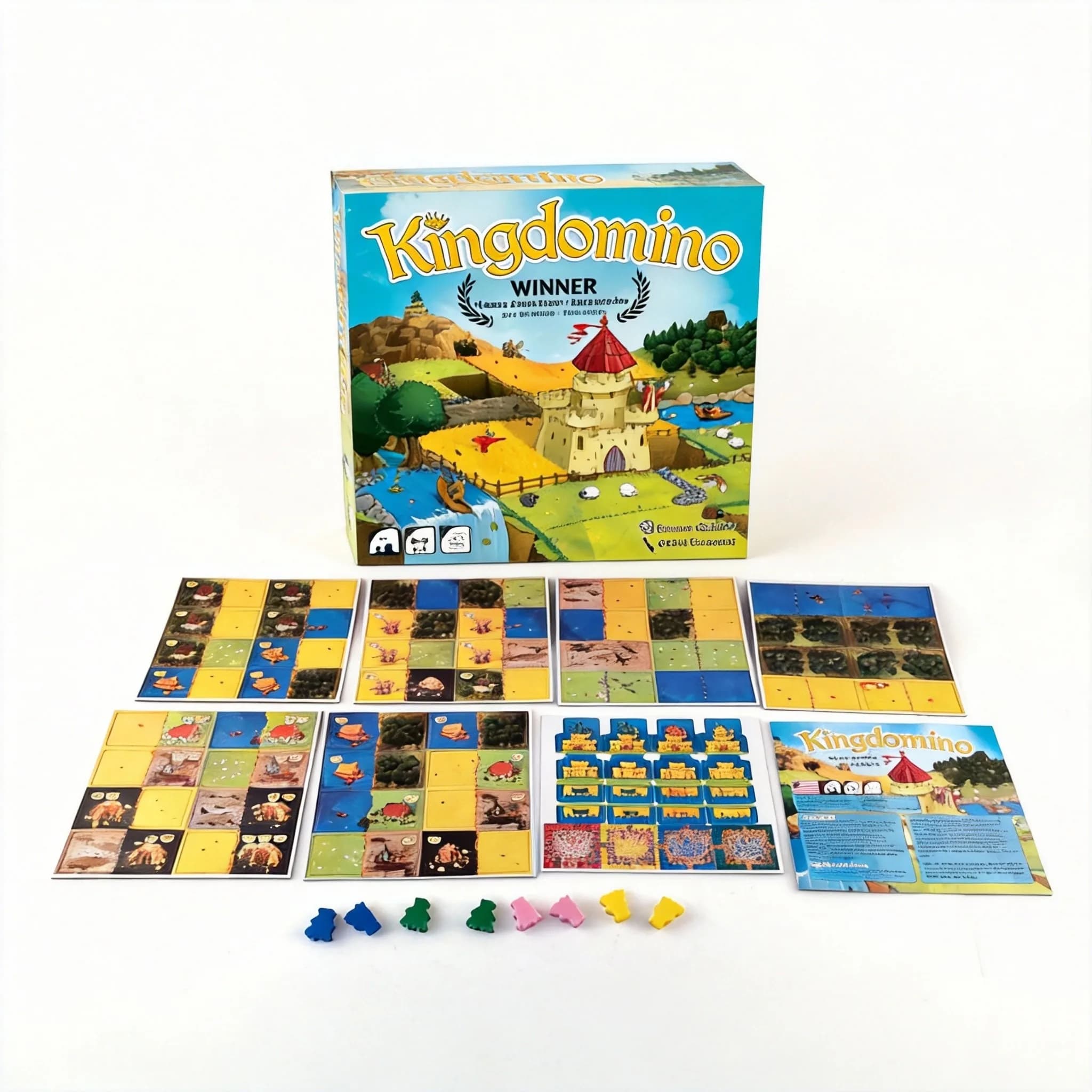 Jeu de société Winner Kingdomino, jeu de stratégie pour le plaisir familial et l'apprentissage des e