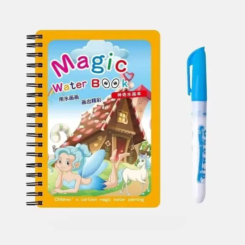 Livre magique à dessiner à l'eau, jouets Montessori, livre de coloriage réutilisable, livre de dessi