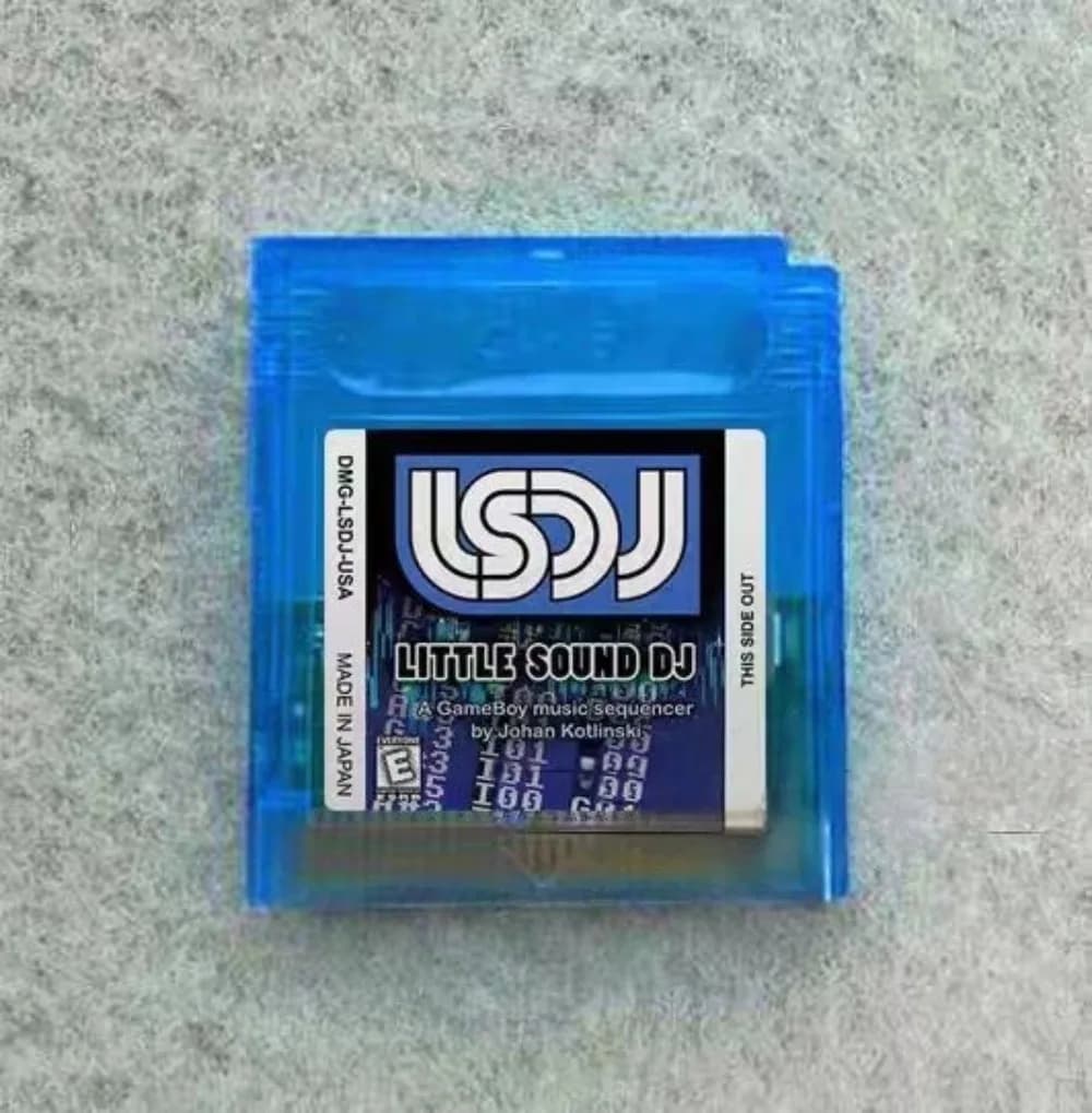 Cartouche de jeu GBC, jeu GB LSDJ-LITTLE SOUND DJ, version anglaise