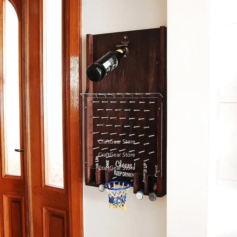 Jeu de Plinko interactif en bois à suspendre au mur, pour divertissement de carnaval, jeu de Plinko