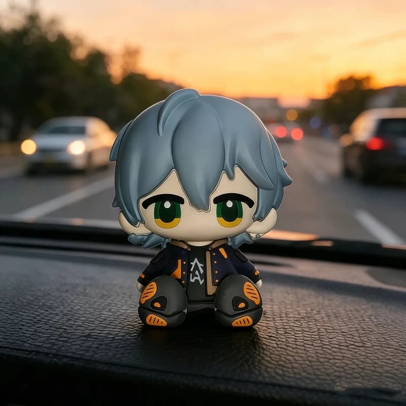 Figurine d'action 8 cm miHoYo Game GK Zenless Zone Zero Phathon Lenzhe version Q, modèle d'anime mig
