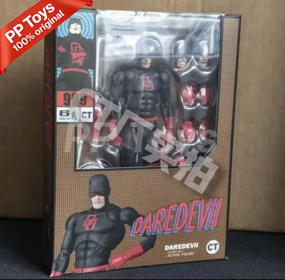 Figurine d'action Mafex 223 Daredevil de la série CT Toy, version BD, Gambit d'animation, collection