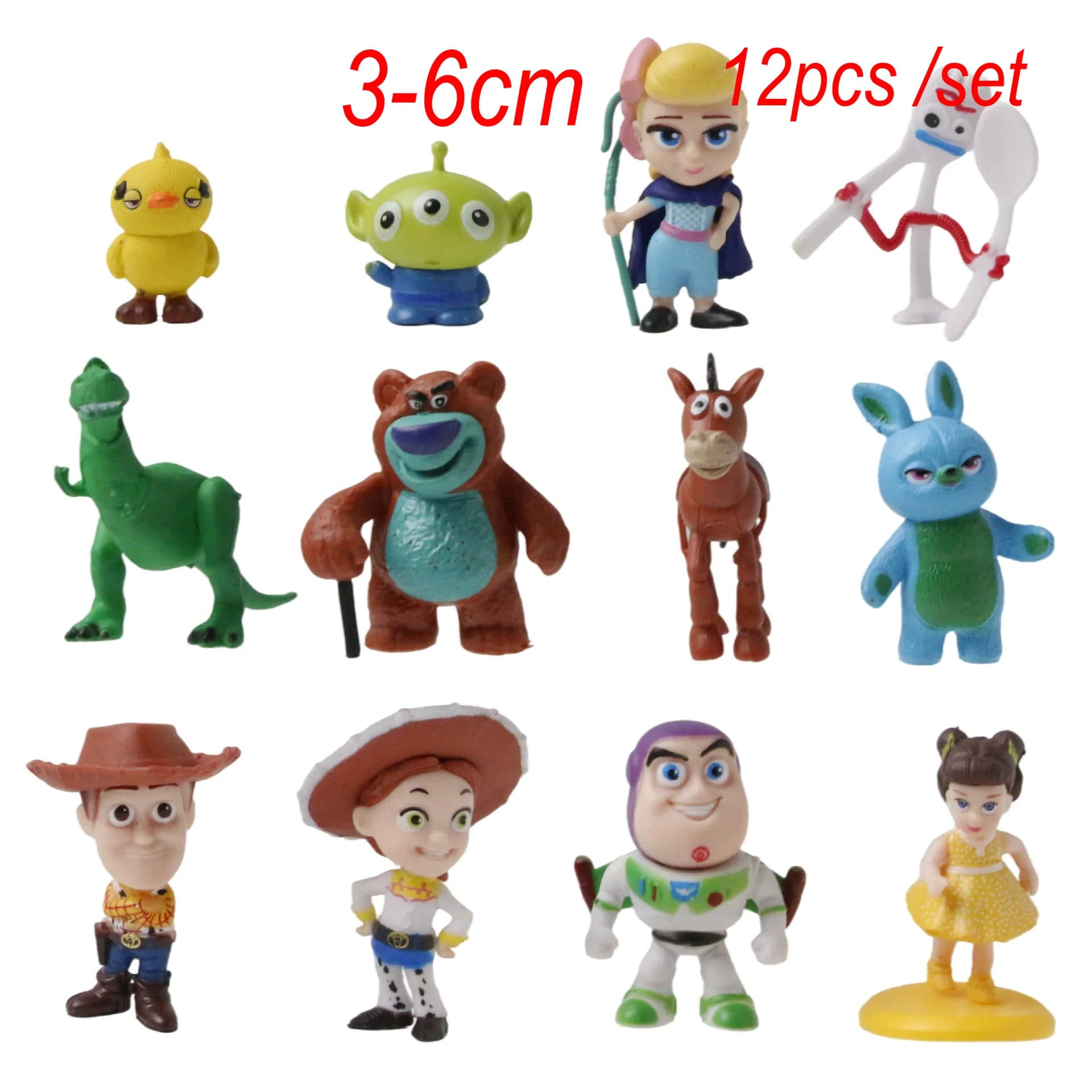 Figurines de dessin animé du film Toy Story 5, ensemble de jouets Woody, Jessie, Buzz, Lilypad, Smar