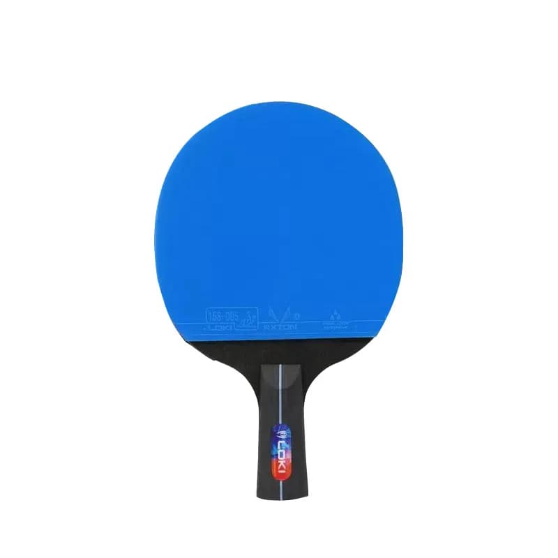 Raquettes de tennis de table professionnelles K5000 avec caoutchouc adhésif bleu, caoutchouc de ping