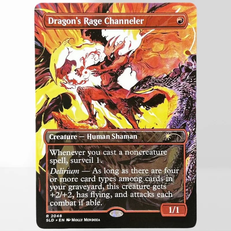 HOLO39-1-D TCG Proxy Magique Shadowmoons Dragon's Rage Channeler Phyrexian Tower Dragon of Mount Gul