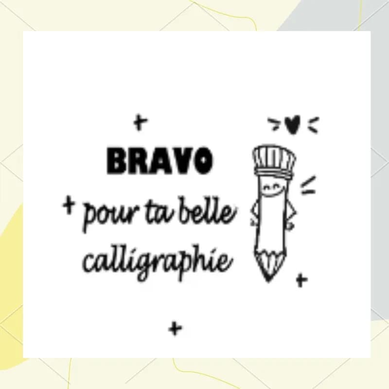 Tampon pour enseignant français, tampon de classement correcteur pour les devoirs, les travaux de cl