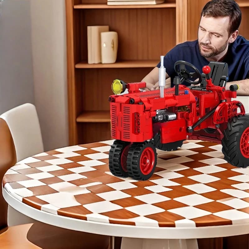 Ensemble de blocs de construction de tracteur, kit de construction de modèles de véhicules éducatifs