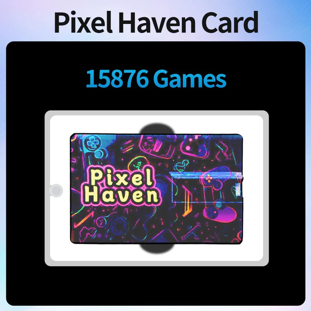 Carte Pixel Haven avec 15876 jeux pour XBOX/SWITCH/PS3/PS2/DC/N64/NES pour Rog Ally & Legion GO & On