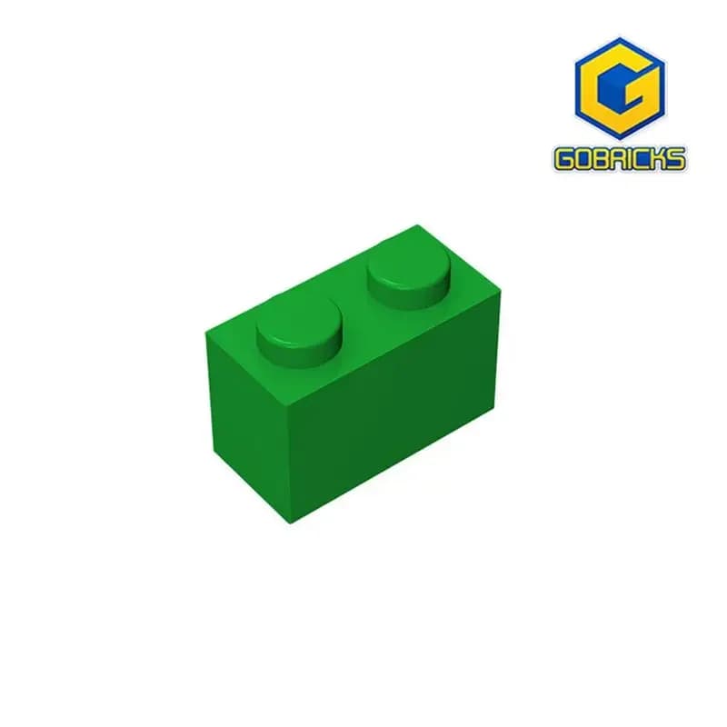 Gobricks GDS-532 brique 1x2 sans tube inférieur compatible avec lego 3004 3065 35743 pièces de brico