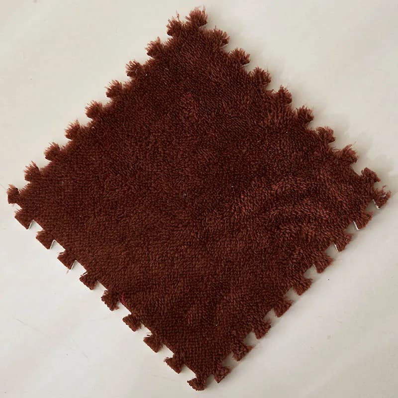 Tapis rampant pour bébé, 8/16 pièces, tapis en mousse peluche douce et moelleuse, sol antidérapant E