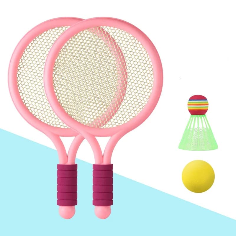 Ensemble de raquettes de badminton pour enfants, raquette de tennis pour tout-petits, jouet de sport