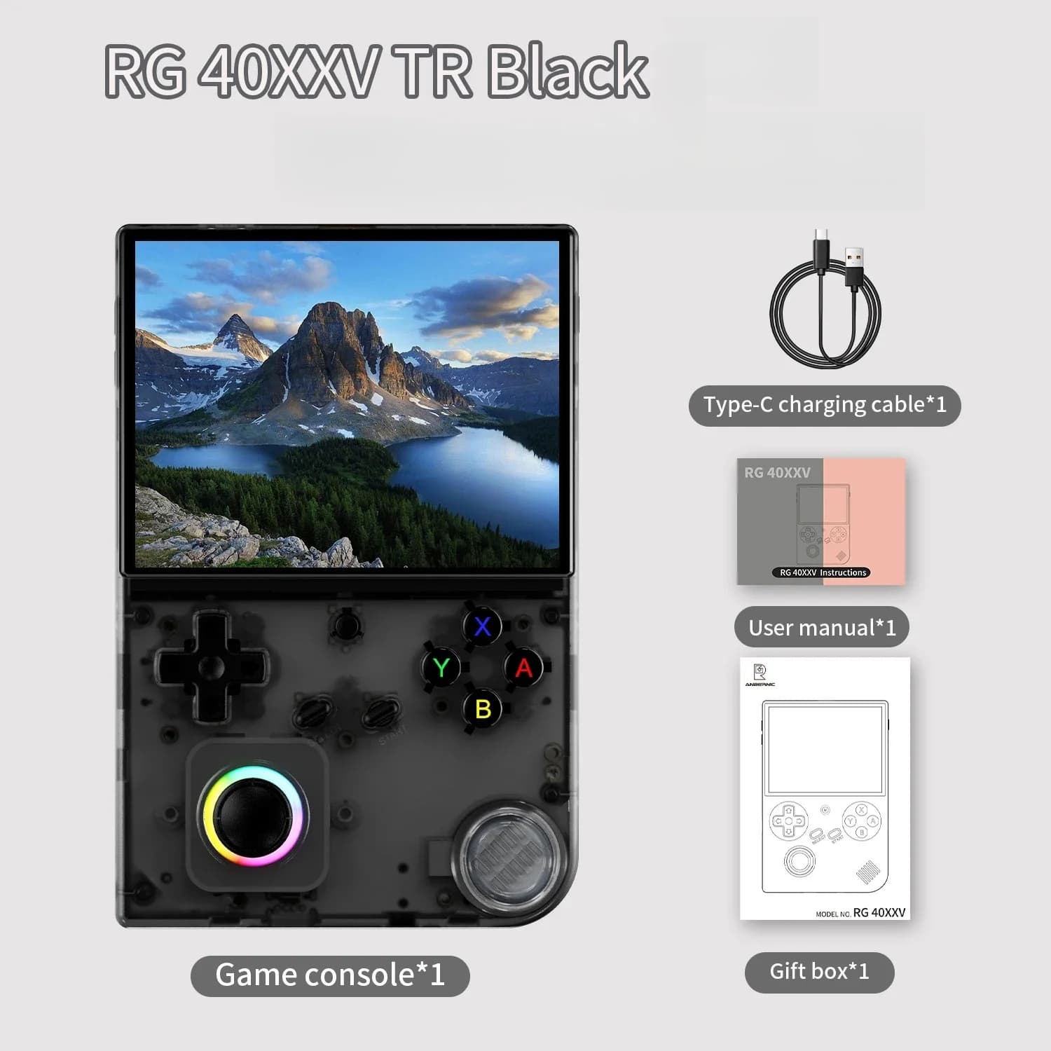 ANBERAlfred-Console de jeu rétro RG 40XX V, écran IPS de 4.0 pouces, Linux, 5G, WiFi, lecteur vidéo