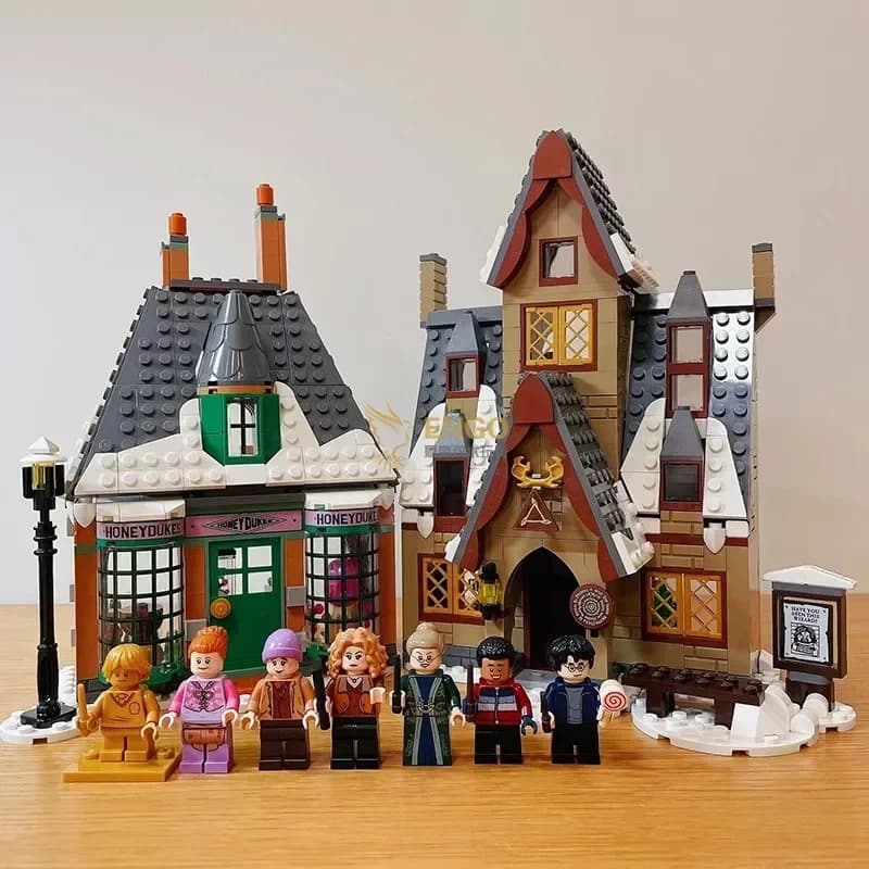 Nouveau jeu de construction Magic World : Visitez le village, la ville, la rue – Briques de construc