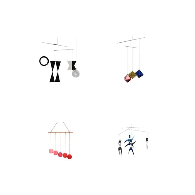Ensemble Mobile Montessori pour Expériences Visuelles, Jouets pour Bébé, Jeu d'Éducation Précoce, po