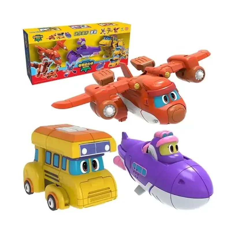 Nouvelle figurine d'action Gogo Dino transformable en voiture, modèle de robot Base Rex Ping Tomo, j