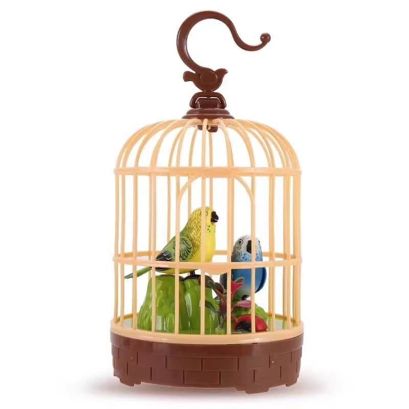 Cage à oiseaux à Induction à commande vocale, jouet parlant, chiroppant, flottant, perroquet, jouets