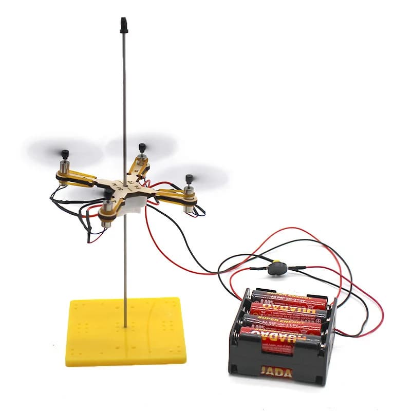 Modèle de drone hélicoptère DIY, jouet scientifique aérodynamique, outil pédagogique de physique, ou