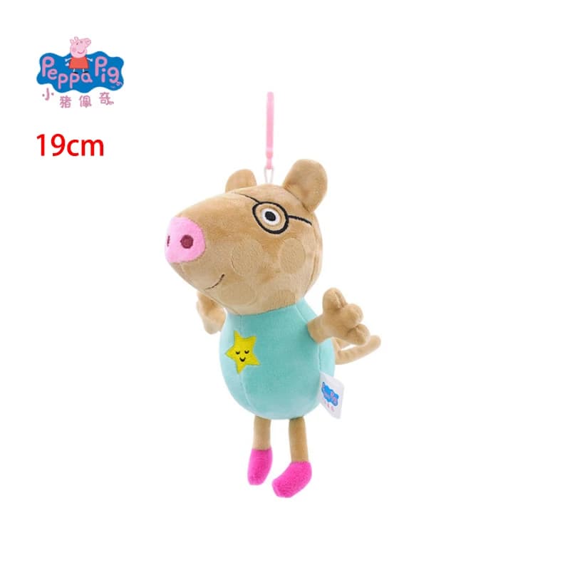 Peluche 100% authentique PEPPA PIG, poupée en peluche douce de 19 cm, Peppa George Zoe Suzy Rebecca