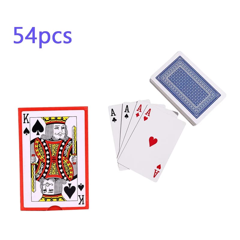 54 feuilles/ensemble 56x86 millimètres gris papier noyau cartes à jouer outils magiques fête jeux de