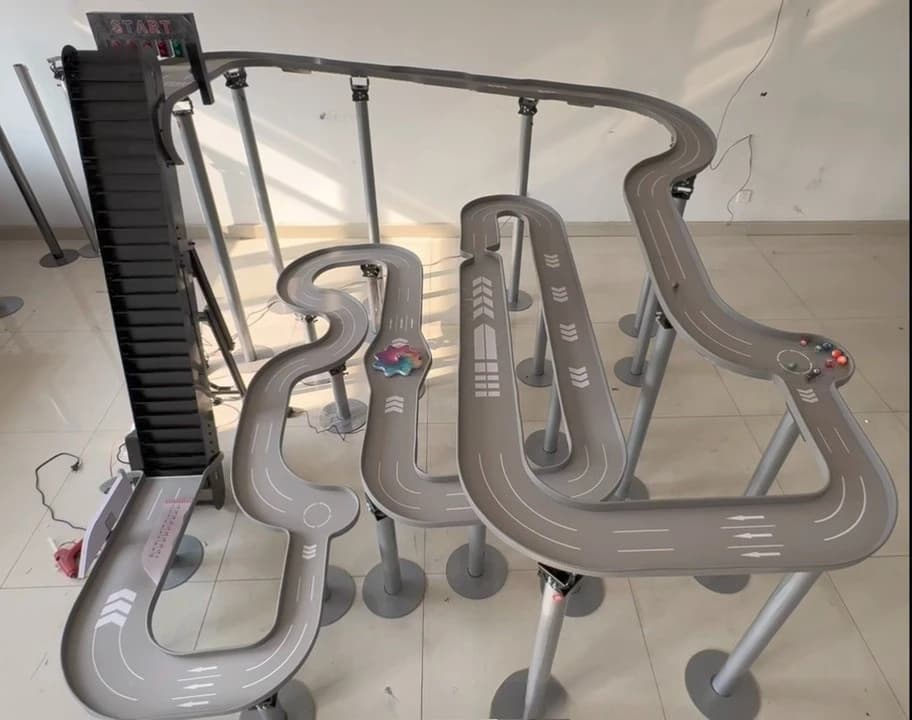 Jeu interactif de piste de flipper, craie de fitness pour diffusion en direct en ligne, compétition