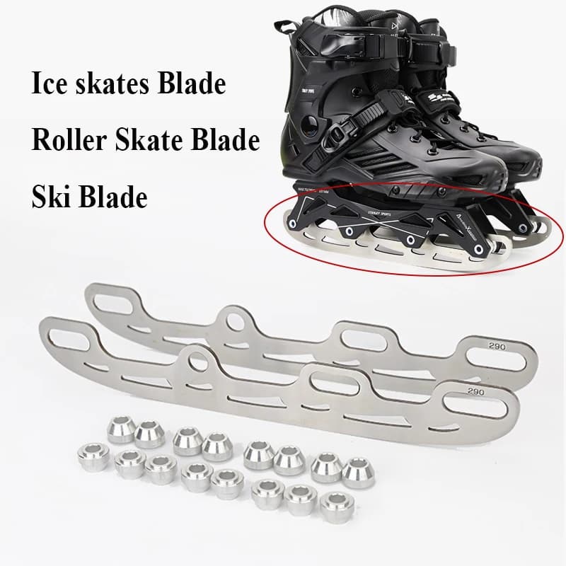290mm patins à glace patins à roulettes lame de Ski en acier inoxydable Figure en ligne Hockey sur g