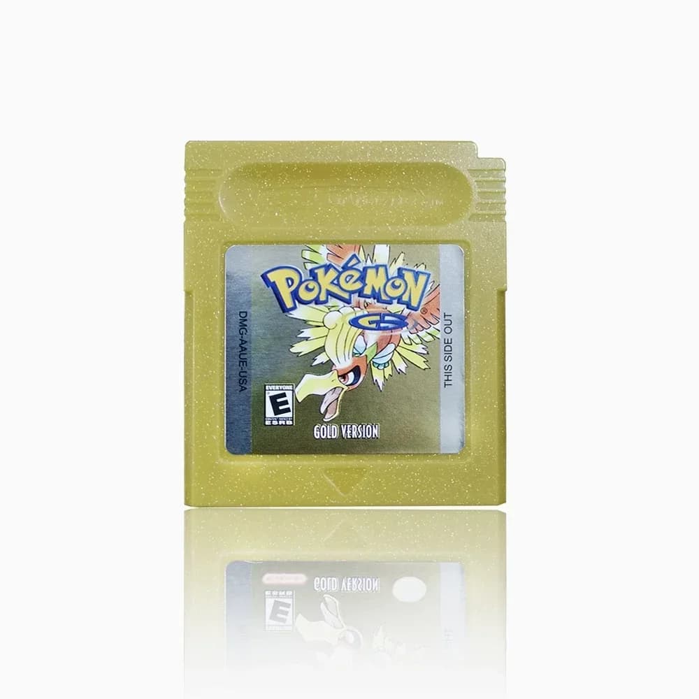 Cartouche de Console de jeu vidéo Pokemon-16 bits, carte de jeu GBC, série Pokemon, cristal bleu, do