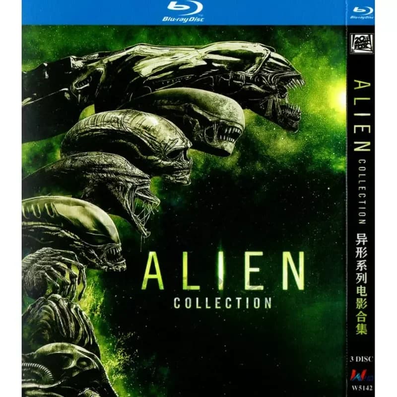 Série de films d'horreur et de science-fiction américains Alien, 10 collections BD Blu-ray haute déf