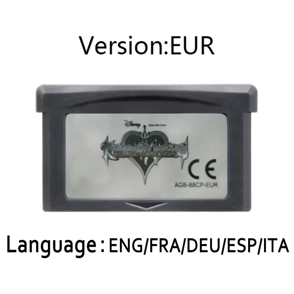 Cartouche de jeu vidéo Kingdom Hearts Series GBA 32 bits, version USA/EUR, Kingdom Hearts Chain of M