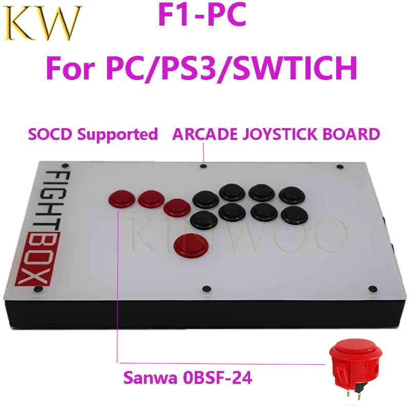 F1-PS5 F1 UP5 Hitbox Game Contrmatérielle FPackage box gastronomie Stick King Of Fighters Sanwa lève