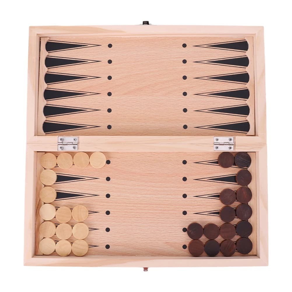 Jeu d'échecs en bois 29x29cm, développement de la pensée stratégique, échiquier pliable, meilleurs c