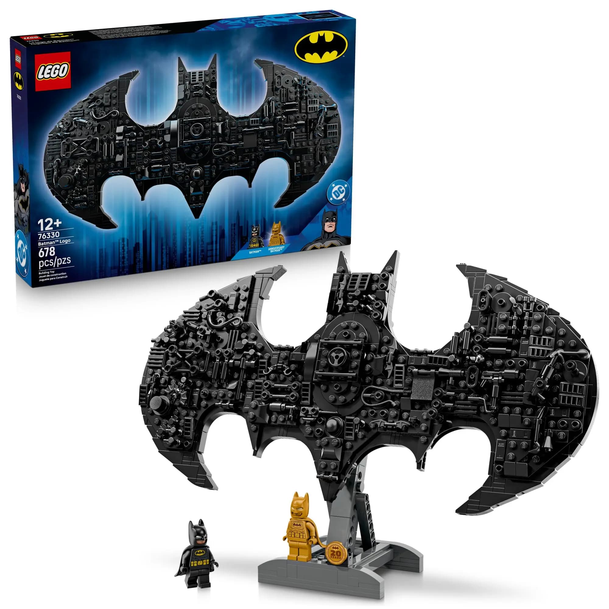 LEGO ® DC Batman ™ Ensemble de construction avec logo Batman (76330), cadeau pour garçons, filles