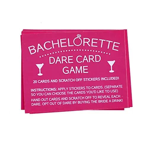 Jeu de cartes à gratter imprimé pour enterrement de vie de jeune fille, soirée pour filles, 20 carte