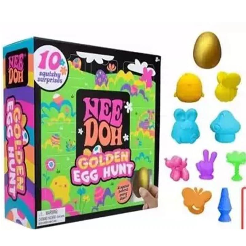 2026 Needoh Golden Egg Hunt Game Blind Box Easter Fidget With With Squishy Surprise Stress Relief Sq