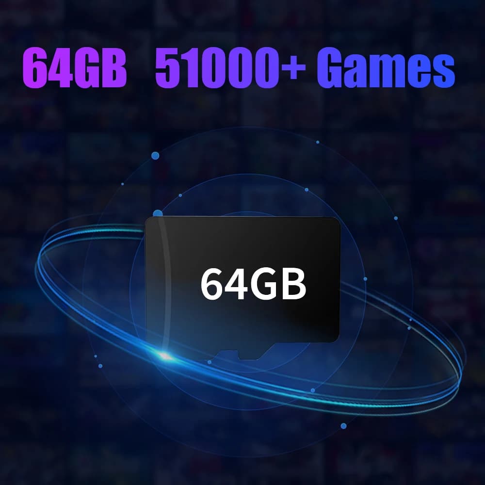 Carte TF de jeu pour S905bery Chip TV Box, console de jeu rétro avec plus de 110000 jeux, 70 émulate