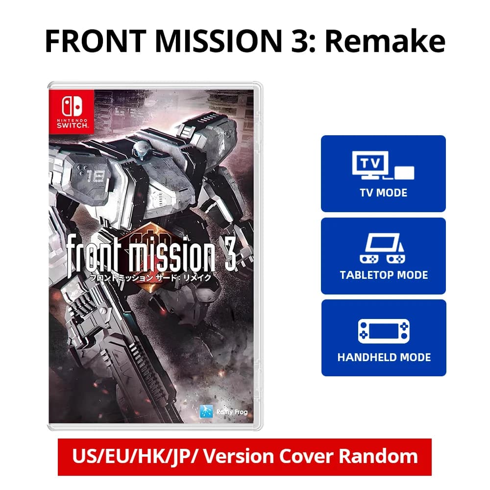 Jeu Nintendo Switch - FRONT MISSION 3 Remake - Version japonaise - Jeu sur carte physique - Aventure