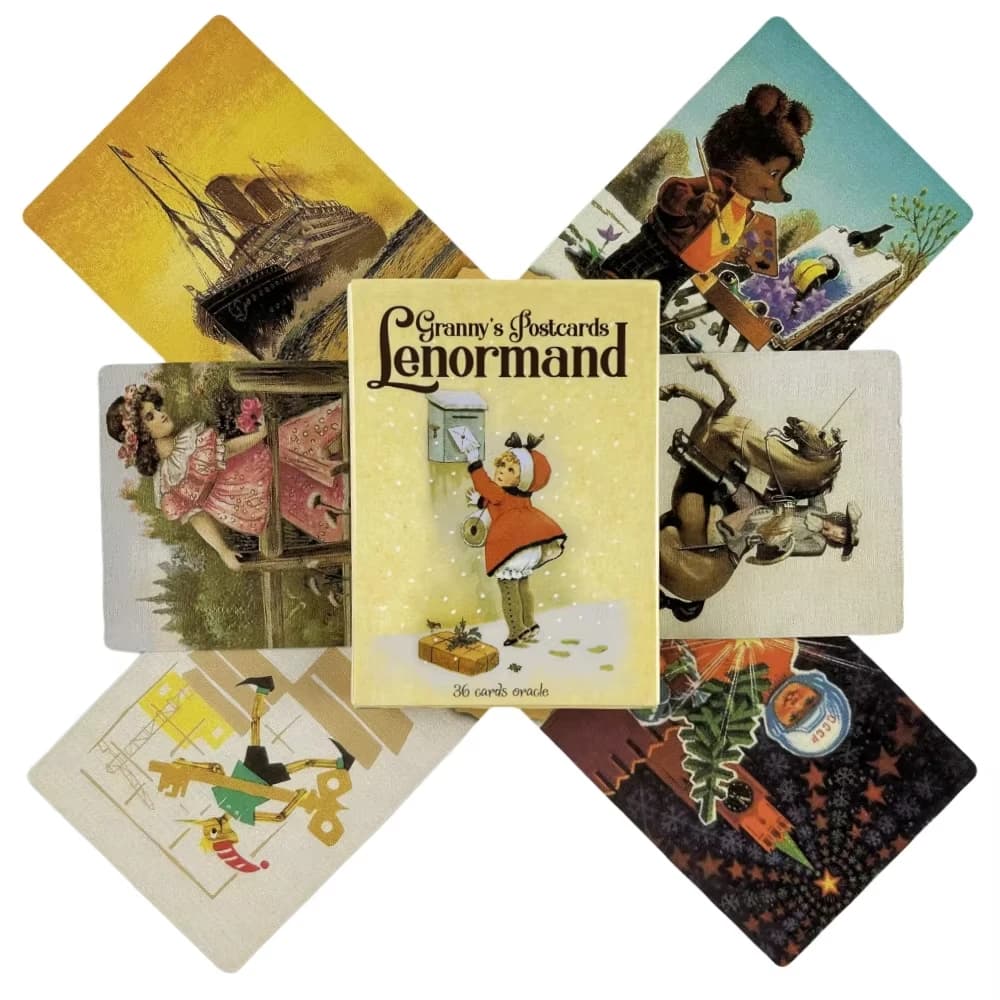 Cartes postales de nonne Lenormand, cartes Oracle, jeu de Tarot de Divination, jeu de société famili