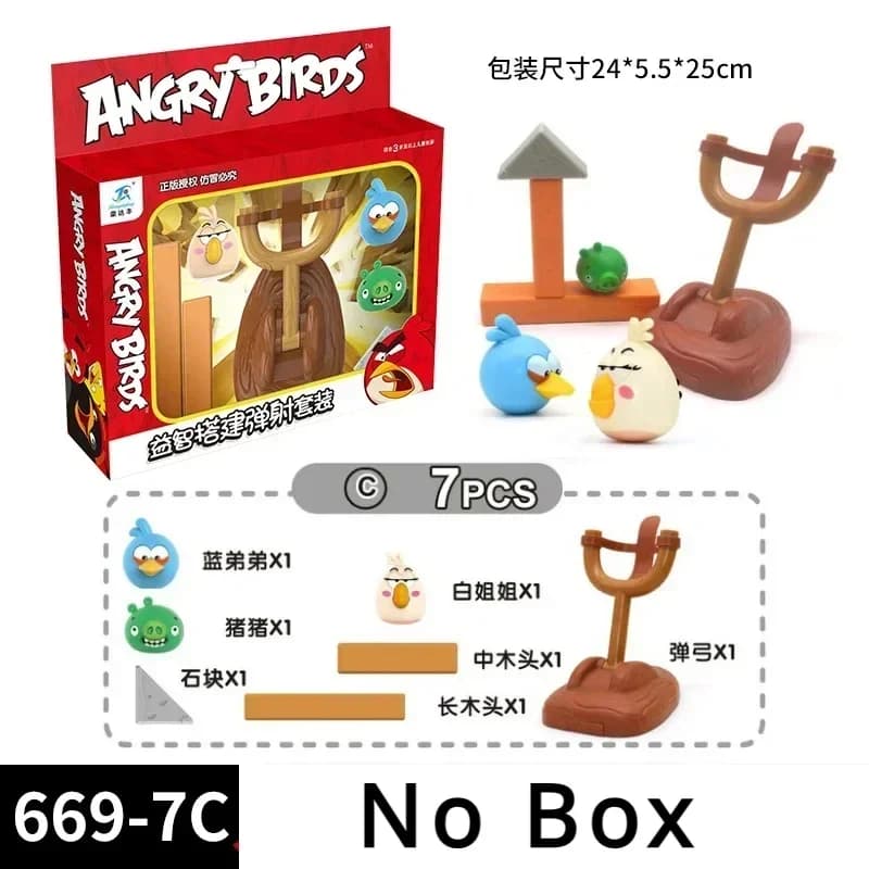 Angry Bird figurine bataille rouge noir Chuck bombe Matilda Terence oiseaux blocs de combat fronde C