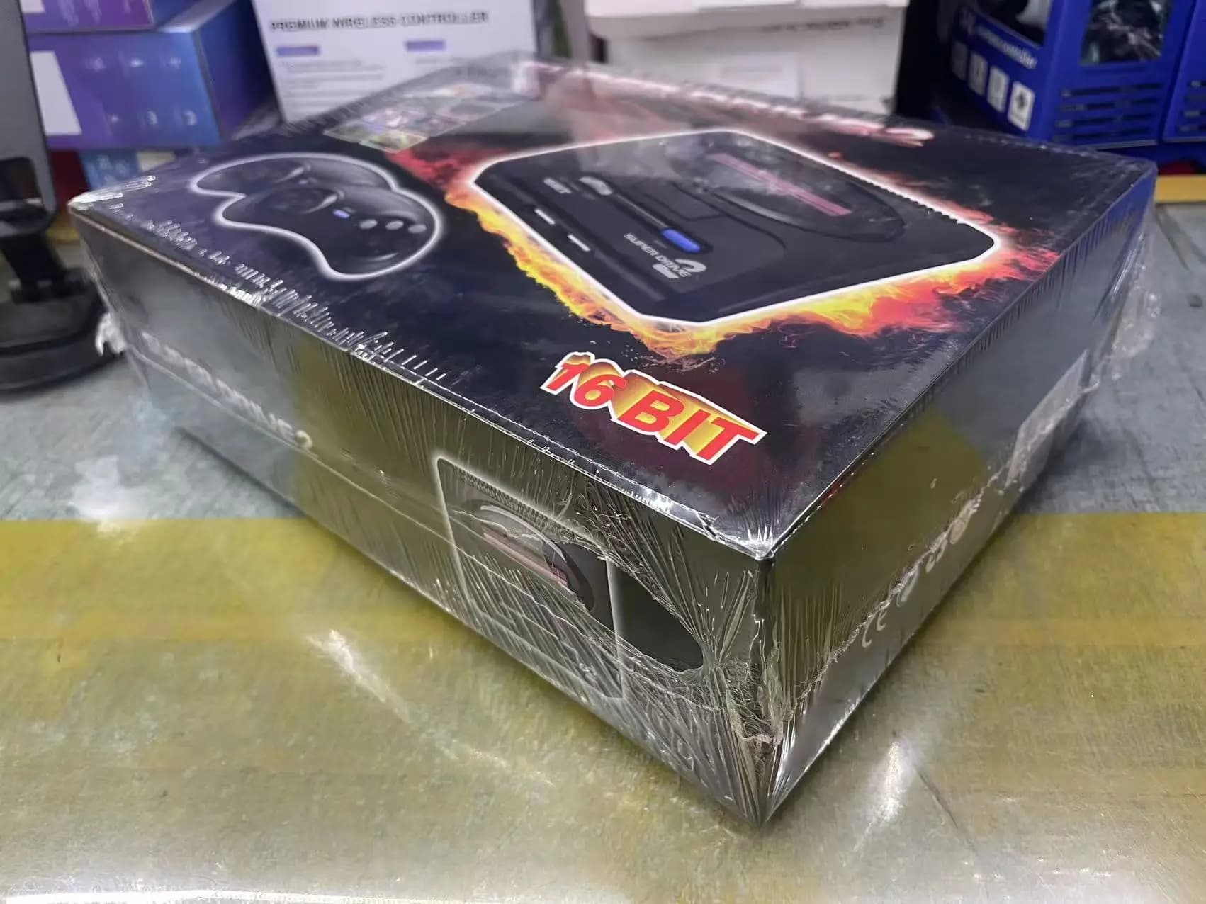 Nouveauté console de jeu vidéo SEGA MD2 16 bits pour cartouche de jeu originale SEGA intégré 668 jeu