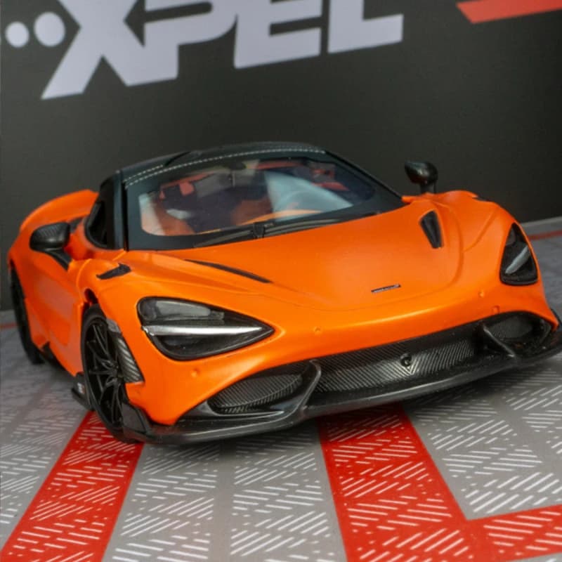 Modèle de voiture de sport en alliage McLaren 765LT pour enfants, 1:24, moulé sous pression, métal,