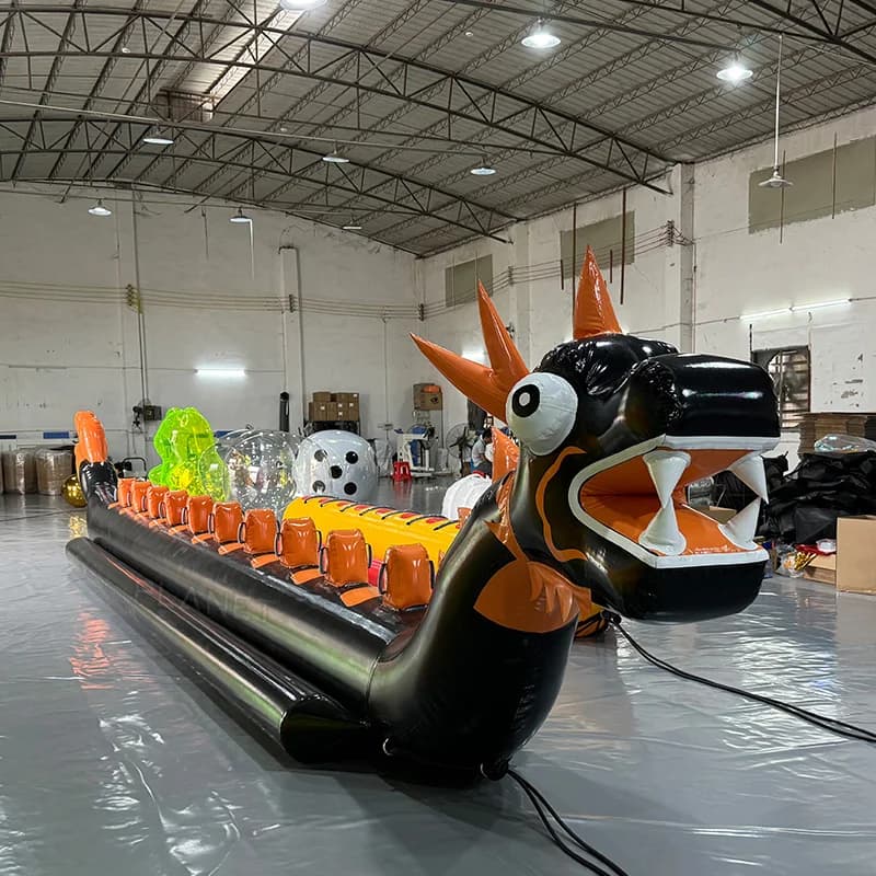 Jeu gonflable 10 personnes jeu d'eau gonflable remorquage poisson volant PVC bateau banane gonflable