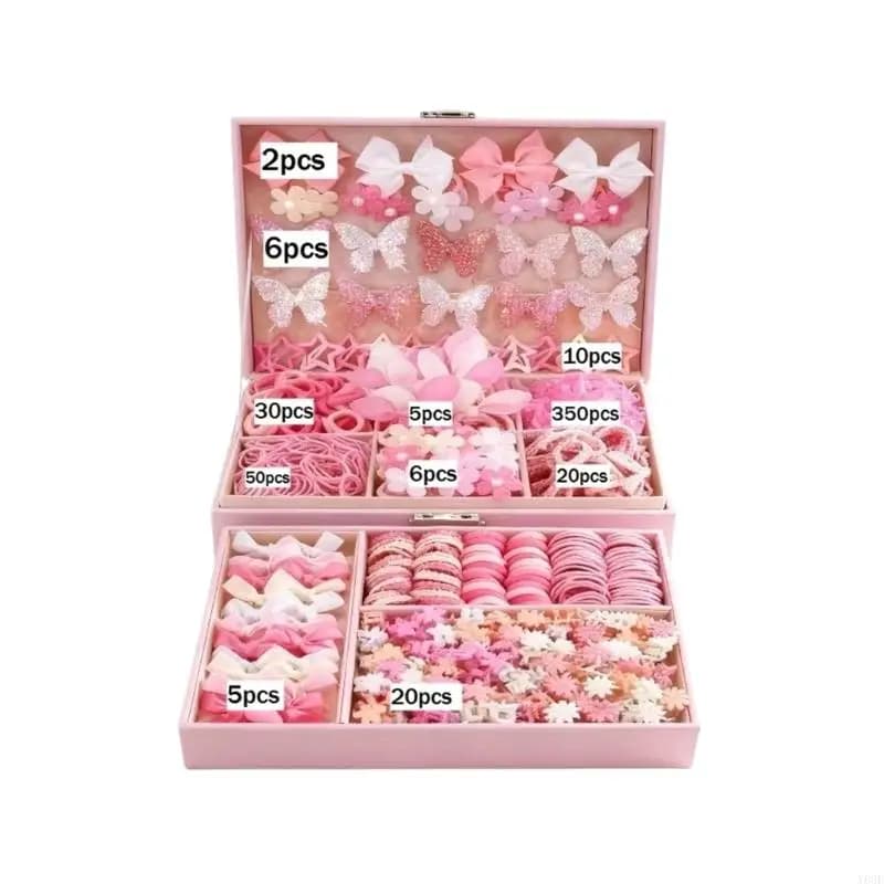 Ensemble bandes cravates à pince pour coiffure fille, accessoires cheveux décoratifs colorés pour Ph