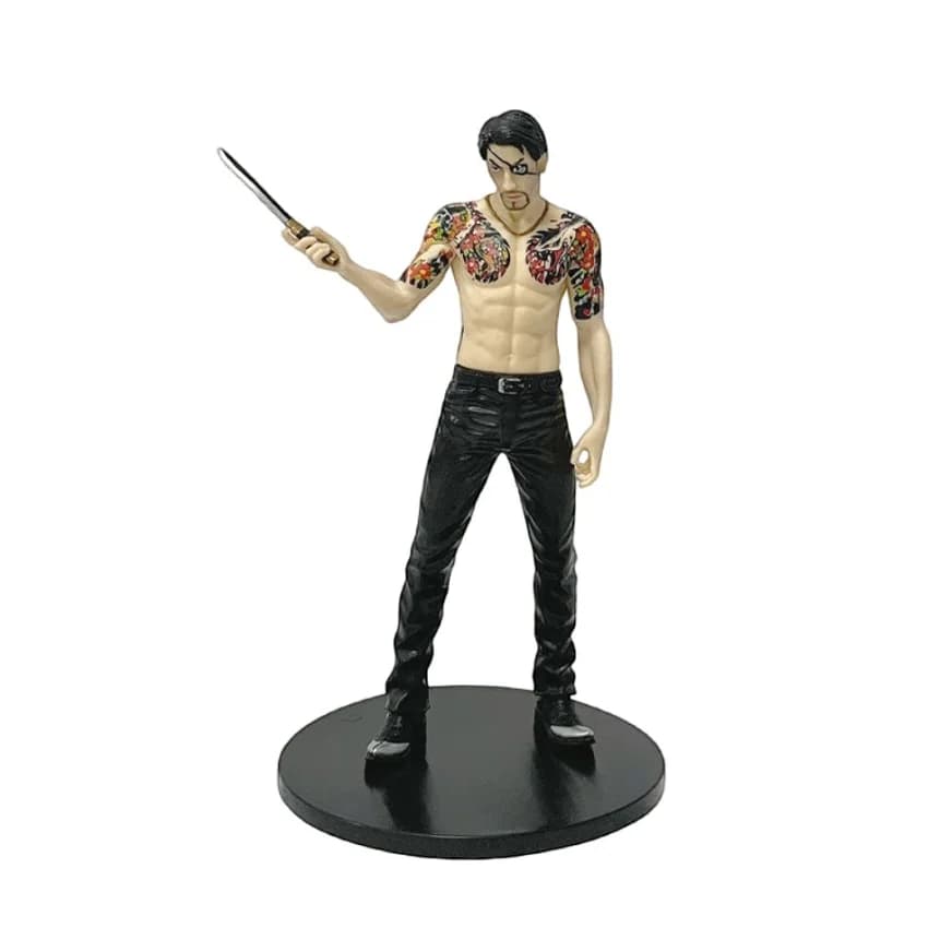 Figurine Yakuza Like A Dragon de 17 cm - Kazuma Kiryu / Goro Majima / Ichiban Kasuga, figurine d'act