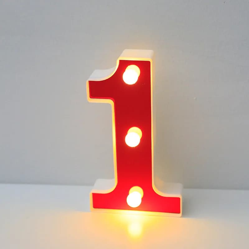 Lampe LED de Noël, mariage, anniversaire, proposition de mariage, décoration, 16 cm, rouge, lumineus
