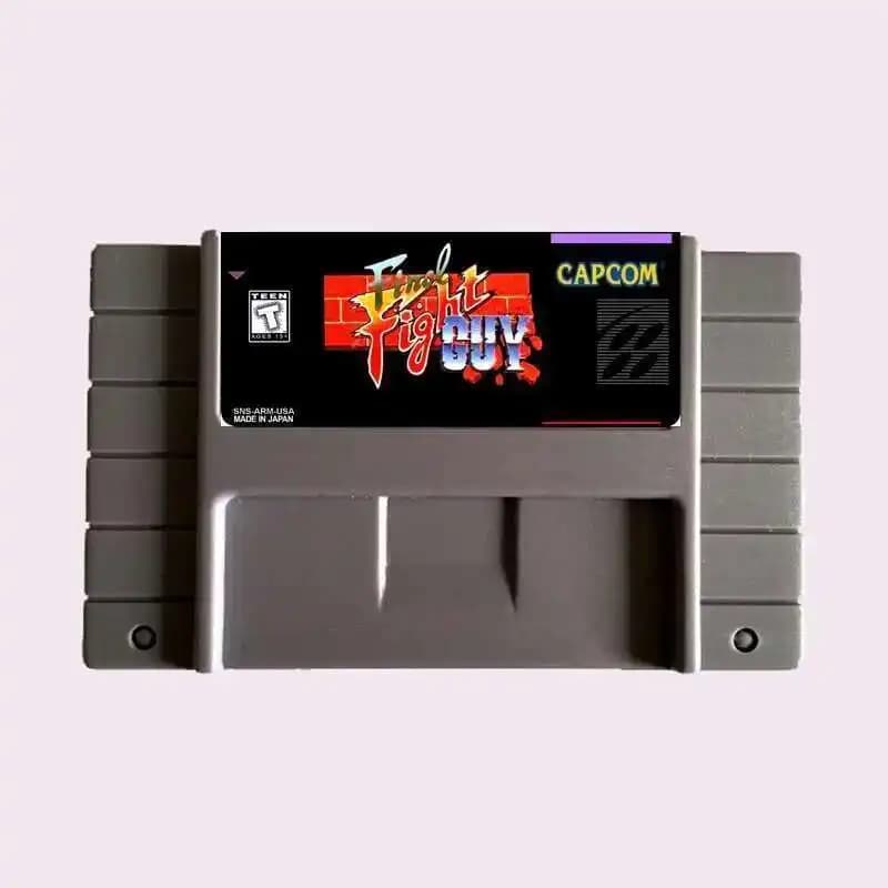 Haute qualité 16 bits Final Fight Guy NTSC grande carte de jeu grise pour joueur de jeu Version amér