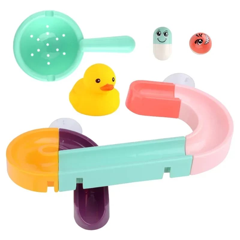 Bébé bricolage assemblage piste toboggan ventouse jouets baignoire jouets bébé salle de bain baignoi