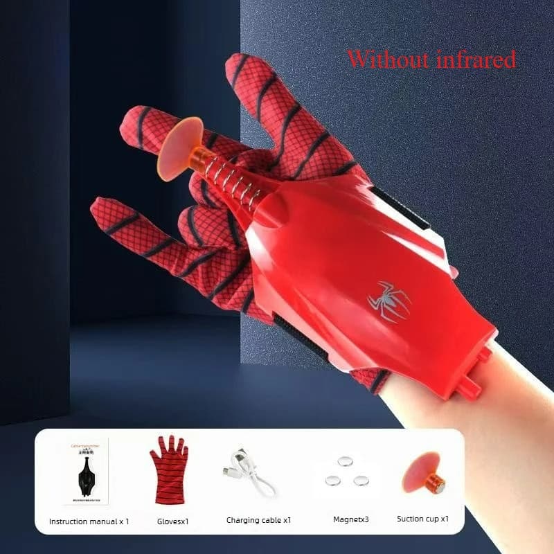 Lanceur de toile Spiderman avec visée infrarouge, pistolet à balles souples, jouet à éjection par ve